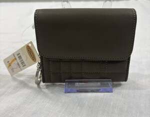 Talbots Leather taupe mixed-material Bifold wallet